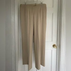 Sag Harbor Stretch petite 14P tan pants